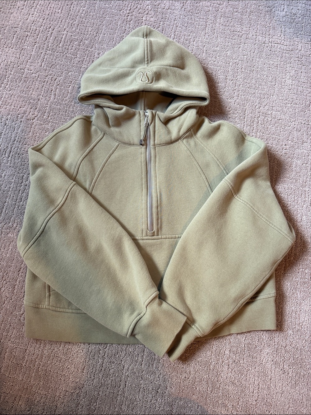 Lululemon oversized scuba half zip hoodie